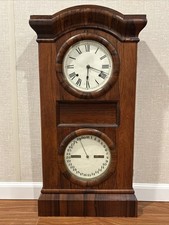 Early Antique Seth Thomas Parlor No. 1 Double Dial Weight Driven Calendar Clock picture
