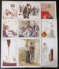 Life Magazines Lot of 9 Vintage 1915's Original Issues picture