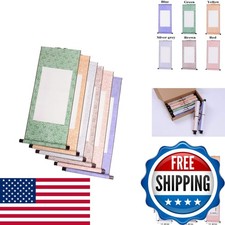 Hbasyp Blank Hanging Scroll 8 Pcs Chinese Xuan Paper Art Wall Scrolls Sumie And picture