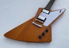 6 Strings Expl0rer Electric Guitar Bone Nut Glossy Finished Solid Body Guitarra picture