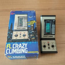 BANDAI FL Crazy Climbing 1981 Vintage LSI Handheld Game w/Box Tested Working picture