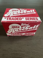 1989 Topps Traded Baseball 132 Cards Unopened Set Griffey Jr RC Deion RC & Nolan picture