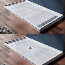 ELEGANT Shower Base Pan Single Threshold Shower Drain With Stainless Steel Cover picture