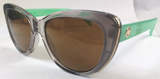 Rare VTG Catherine Malandrino Cats Eye SunGLASSES, Gray & BLUE, Mod1001 035 picture