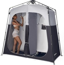 Instant Shower Tent, Portable Superior Stable Privacy Shelter, 2 Large Rooms Out picture