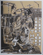 Pristine vintage Scorpions lithograph by K. Chillis 1982 • MINT • RARE picture