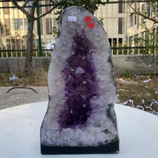 12LB Natural Amethyst Agate Earth Quartz Crystal Cluster Cathedral EnergyHealing picture