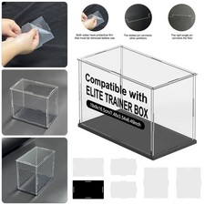1-10PCS Clear Acrylic Display Case Storage Box Dustproof For Elite Trainer Box picture