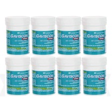 PACK OF 8-Gavscon Advance Chewable Mint Tablet 60ct-EXP-12/2027 picture