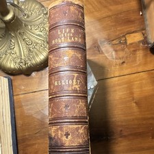 1867Antique Leather Book 