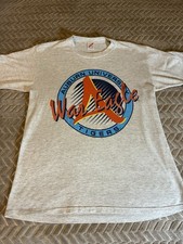 Auburn University War Eagle Tigers Vtg Tshirt Large 42-44 Jerzees Made USA Gray picture