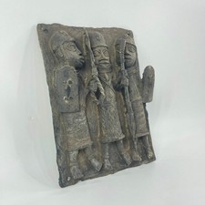 Benin Bronze Adorned Cast Plaque picture
