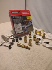 3/4 Natural Gas Quick Connect Fittings ~ LOT of 9 ~ NEW & Returns ~ Solid Brass  picture