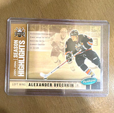 Upper Deck 2005-06 Parkhurst Season Highlights Alexander Ovechkin Crosby in back picture