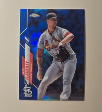 2020 Topps Chrome Jack Flaherty Blue Refractor #135 /150 Cardinals picture