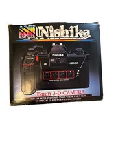 Vintage Nishika N8000 3D 35mm Film Camera - Boxed Complete Kit - PRISTINE picture