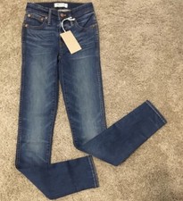 Madewell Womens Jeans Blue Size 23 Tall 9’ High Rise Skinny Denim 23T NWT picture