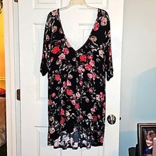 Sexy torrid hi low babydoll floral tunic picture