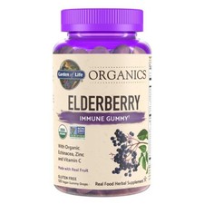 10/26 Garden of Life Organics Elderberry Gummies for Adults & Kids - Immune Supp picture