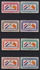 1941 CURACAO - Airmail 17/24 set of 8 values - MNH** picture