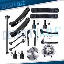 Front Upper Lower Control Arm Wheel Hubs Kit for 1999-2004 Jeep Grand Cherokee picture