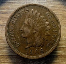 1906 Indian Head Cent - Actual Coin Shown -  & Tracking INV#27 picture