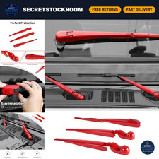 Windshield Wiper Arm Cover Trim for Jeep Wrangler JL JLU Gladiator JT 2018-2025, picture