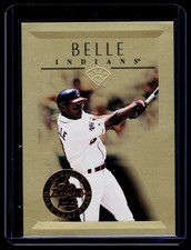 1996 Leaf #10 Albert Belle Gold Leaf Stars #/2500 Indians picture