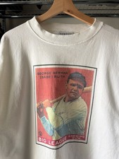 Vintage 90s Babe Ruth Goudey Card Rare T-Shirt Men Size Large picture