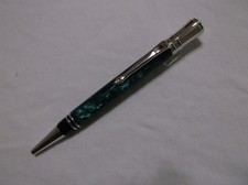 Handmade Green Granite Acrylic Executive Style Twist Pen picture