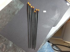 7 rare Vintage John Dean Stick Floats. Red Tipped used condition picture