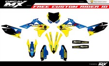 Fits Suzuki RMZ 250 2019 to 2024 RMZ450 2018 to 2024 graphic kit decals stickers picture