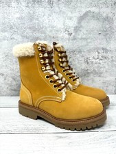 CELINE KURT Lace-Up Mid Boot - Nubuck Calfskin and Shearling US 6.5 picture