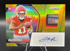 2025 Prizm True Gold /10 Laundry Tag Rookie Patch Auto Jalen Royals #RPH-JRS picture