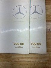 MERCEDES BENZ Literature LOT 300SE 1960s Coupe Convertible Antique Vintage W112 picture