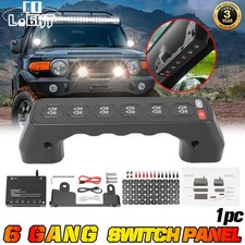For 06-13 Toyota FJ CRUISER RGB 6 Gang Switch Control Panel Grab Handle Wireless picture