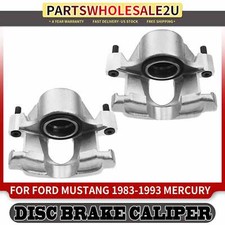 2pcs Front Side Brake Caliper w/ Metal Piston for Ford Mustang LTD Mercury Capri picture