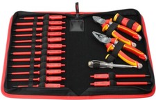 Felo - E-smart VDE - Tool Set with Interchangeable Blades, VDE Pliers in Zip Bag picture