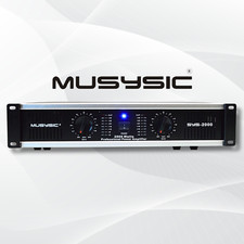 MUSYSIC SYS-2000 Professional Power Amplifier 2000W ATR XLR Speakon 2U Rack Amp picture