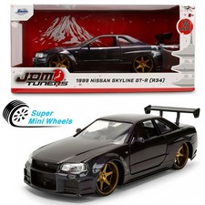 Jada 1:24 1999 Nissan Skyline GT-R (R34) – Dark Metallic Blue #38056 picture