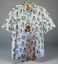 RSVLTS Peanuts “The Flying Ace” Men’s M Kunuflex Shirt Snoopy, Peanuts ~ NWT picture
