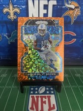2021 Panini Prizm - Rookie Amon-Ra St. Brown #358 Orange Disco Prizm (RC) Lions picture