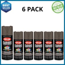 (6 pack) Krylon Fusion All-In-One, Matte, Coffee Bean, 12 oz picture