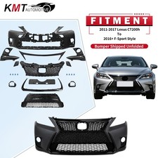 For 2011-2017 Lexus CT200h To 2016+ F-Sport Style Front Bumper Cover Grille Set picture