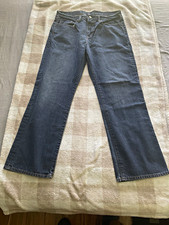 Gap Men's Relaxed Straight Dark Wash Blue Denim Jeans Mid Rise Size 34 picture