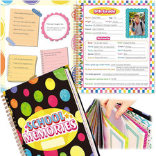 Giant School Memory Book Keepsake Photo Album Scrapbook for Kids picture