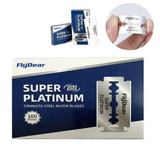 10-100PCS Double Edge Safety Razor Blades Stainless Steel Barber Shaving picture