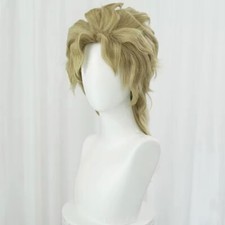 Dio Brando Cosplay Jojo Bizarre Adventure Cosplay Golden Brown Anime Wigs picture