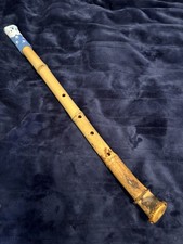 3 DAY SALE 25% OFF 2.0 Japanese Silver Bamboo Shakuhachi With Root End 61 cm picture