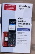 New Lively Flip Jitterbug Flip 2 Cell Phone for Seniors RED picture